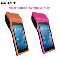 China Android 5.1 Mini Pos thermal printer Barcode Scanner Handheld POS Terminal wireless bluetooth wifi Android PDA 3G Distri for sale