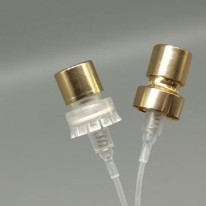 Buy cheap Electroplated Perfume Pump with Metal Collar for Premium Perfume from wholesalers