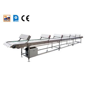 Buy cheap Stainless Steel Food Conveyor Belt Marshalling Cooling Conveyor from wholesalers