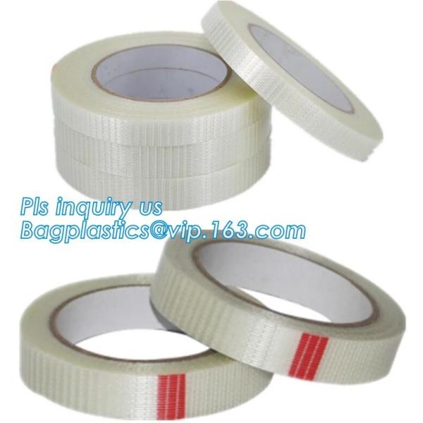 Quality Drywall Mono Line Fiberglass Labelh Mounting Tape Bi-Directional Filament woven coated Fiberglass Tape Joint Tape for sale