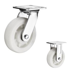 Buy cheap 400kg Loading 4" Nylon Heavy Duty Casters With Side Brake Wholesale from wholesalers