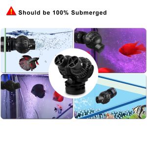 Air Bubble Wave Maker Aquarium Water Pump Adjustable Single Double Head Fish