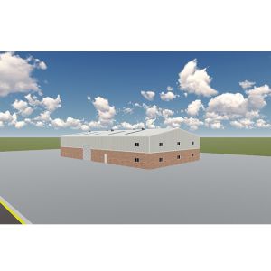 Buy cheap Industrial Style Light Steel Prefabricated Workshop Construction Warehouse Steel Prefab Building from wholesalers