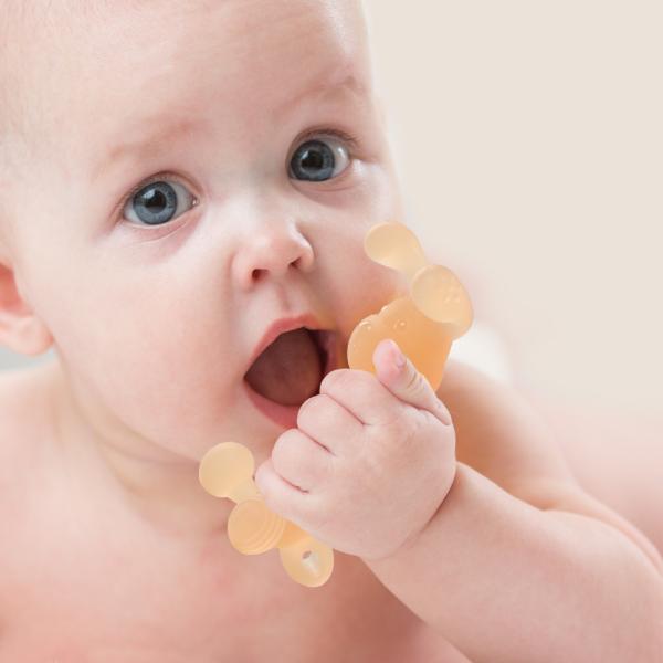 Quality Baby Silicone Teething Toy Food Grade Teether To Soothe Gum Pain Soft And Durable for sale