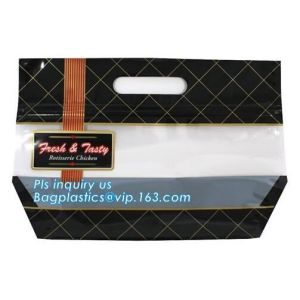 Buy cheap Food Grade Anti Fog Material Resealabele Plastic Hot Chicken Bag, Fresh Chicken Packing Bag, roast chicken Boiled chicke from wholesalers
