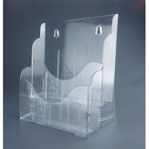 Buy cheap wall transparent acrylic display rack, Propaganda magazine rack from wholesalers