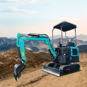 20KW Small Excavator Machine 1600kg Water Cooling High Configuration