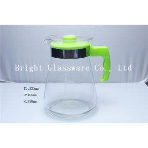 Buy cheap glass teapots, glass jug with handle in home from wholesalers
