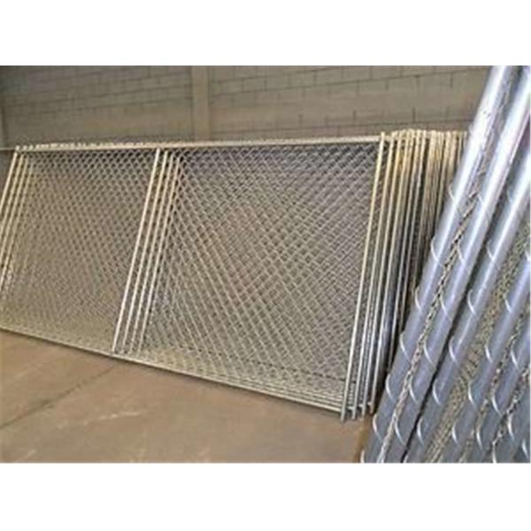 Buy cheap chain link temporary construction fence panels 6FT X 10F Mesh 2 3/8 " x 2 3/8" ( 60mm x 60mm ) x 12 gauge wire from wholesalers