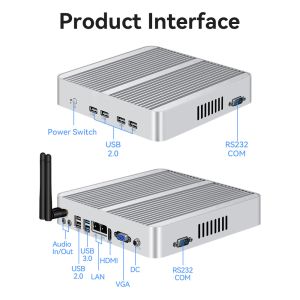 Buy cheap Intel Celeron J1900 Processor Fanless PC With DDR3L Up To 8GB And Dual LAN Dual COM from wholesalers