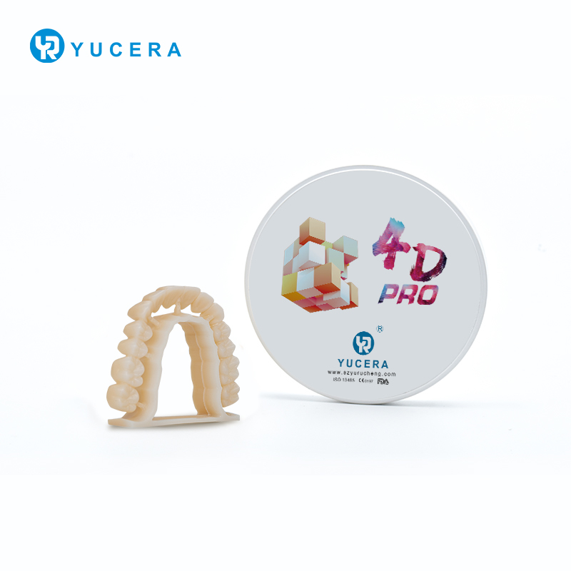 Yucera 4D PRO Multilayer Zirconia Block Factory Direct Sale Dental Consumables