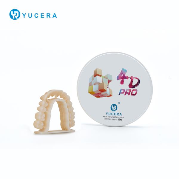 Yucera 4D PRO Multilayer Zirconia Block Factory Direct Sale Dental Consumables