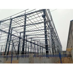 Buy cheap Bolt Connection Large Span Prefabricated Steel Structure Workshop With Sandwich Panel from wholesalers
