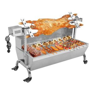 CSA Spit Roast Gas Bbq Charcoal Barbecue Lamb Pig Gas Bbq With Spit Roaster