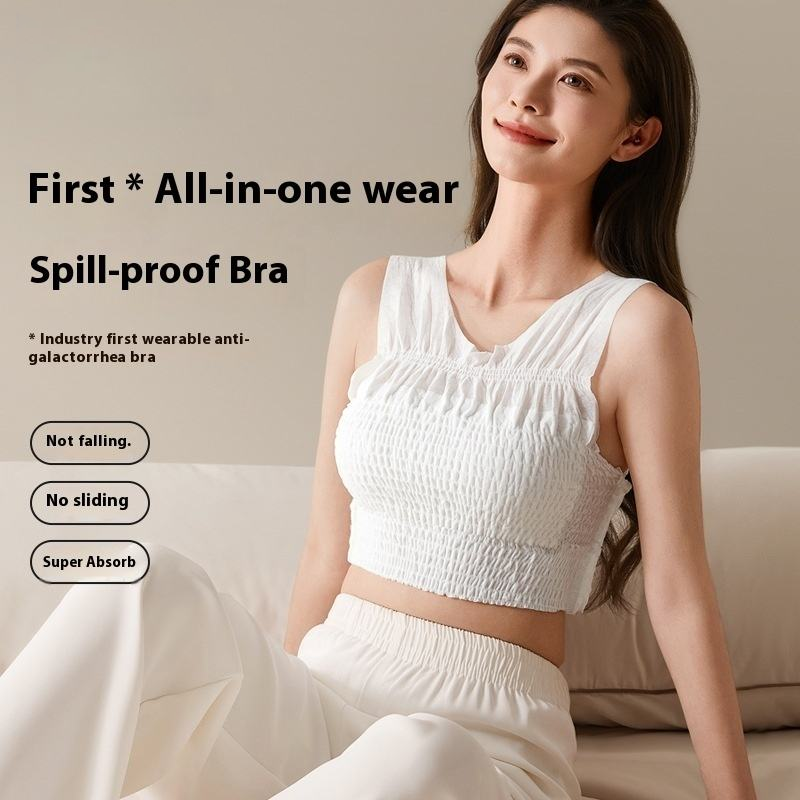 All-In-One Disposable Super Absorbent Breastfeeding Bra Soft Thin Anti Overflow