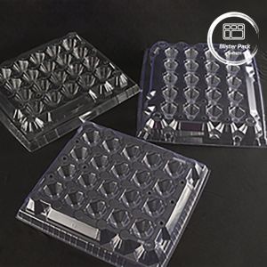 Buy cheap PET Plastic Egg Tray Packaging 30 Hole Cartons In S/M/L Sizes With Paper Bottom from wholesalers