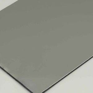 Buy cheap Exterior Wall Dark Gray Aluminum Composite Panel with competitive price decoration 3/4/5MM 1.22*2.44m from wholesalers