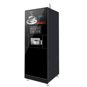 Buy cheap Freshly Ground Auto Cappuccino Vending Machine Free Standing With Cooler from wholesalers