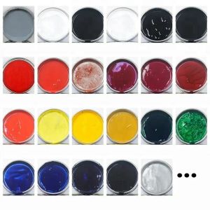 Metallic Deep Red Car Paint Glossy 2K Scratch Repair Weather Resistant ISO14001