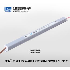 China 15mm Thickness Ultra slim 12V 4A lED power supply for mini lighting characters, 2 years warranty, iP43 for indoor lights on sale