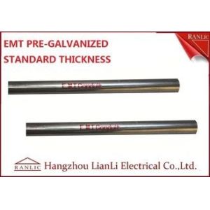 Buy cheap 1-1/2" Steel Electrical Metallic Conduit with Pre Galvanized Finish 3.05 Meters product