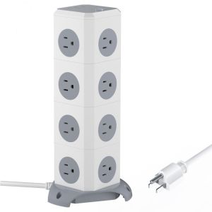 Buy cheap Customized Universal Multi Plug Tower Power Strip with USB Port and 1.8M Extension Cord from wholesalers