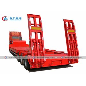 Buy cheap 3 Lines 6 Axles Low Loader Lowboy Lowbed Semi Trailer 100T 120T For Excavators from wholesalers