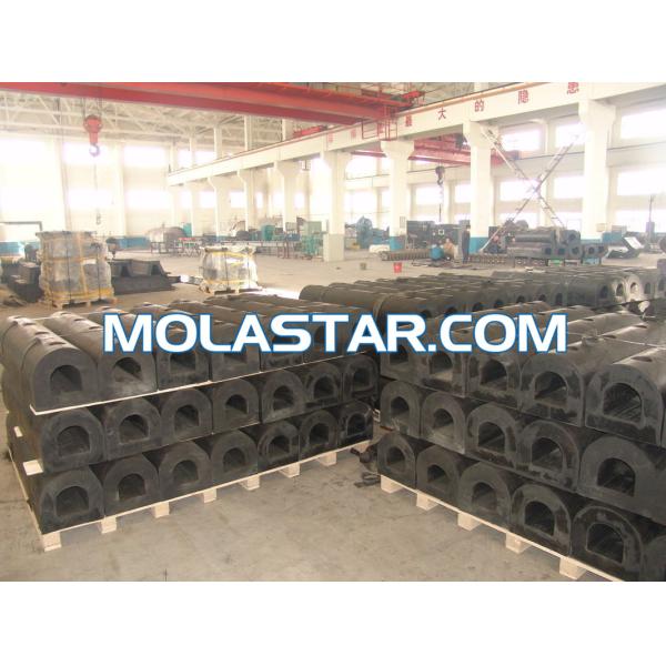 Buy cheap Molastar High Quality Dock Jetty Rubber Fender/D Type Rubber Fender/Semicircular Rubber Fender For Marine Boat from wholesalers