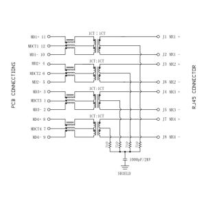 Buy cheap L829-1J1T-43 Low-Profile RJ45 Jack | LPJK7036A98NL Gigabit Ethernet from wholesalers
