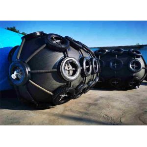 Buy cheap Natural Rubber Yokohama Fender Customized With Chain Tire and Net from wholesalers