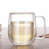 Buy cheap Easy Hold Handle Insulated Espresso Cups , Borosilicate Glass Milk Cup from wholesalers