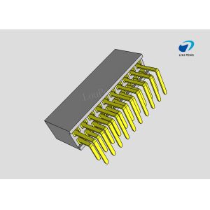 Buy cheap Female header, PCB Mount Receptacle, Vertical, Board-to-Board, 20 Position, 2.0mm Pitch, Shrouded, Gold Flash, 90 degree from wholesalers