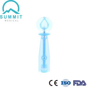 Buy cheap 30G Size Twist Top Lancet For Lancing Device Transparent Blue from wholesalers