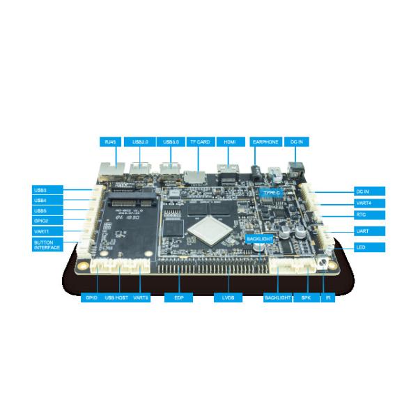 ODM/OEM RK3288 Board Android 7-10 2GB RAM 32GB EMMC Android Industrial