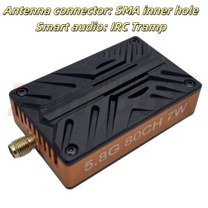Buy cheap 7W High Power 5.8GHz FPV Video Transmitter with 80 Channels and Long Range Transmission for Racing Drones from wholesalers