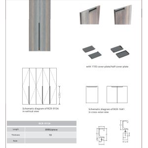 Buy cheap 18mm Thinckness Furniture Hardware Aluminum Cabinet Handles from wholesalers