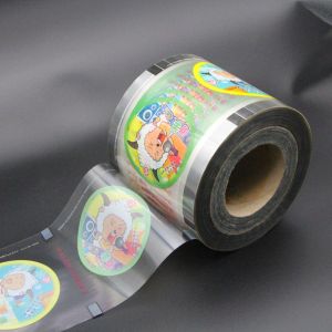 Buy cheap 13cm Food Grade PP Laminated Cup Sealing Films Custom Printed from wholesalers