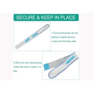 Buy cheap 5cm FDA Reusable Silicone Foley Catheter Leg Bag Straps from wholesalers