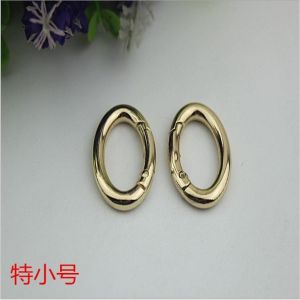 Buy cheap Custom shiny gold plating 25mm zinc alloy metal clips spring o ring hooks for bag from wholesalers