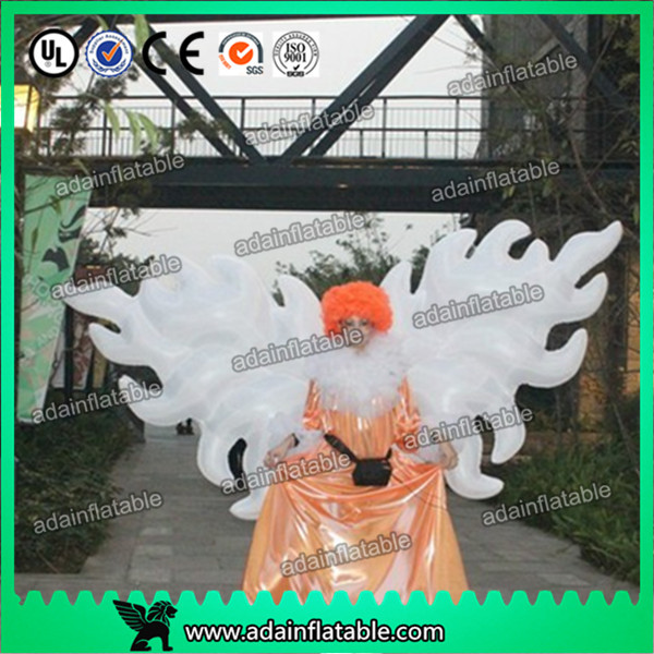 Buy cheap White Parade Inflatable Wing With Led Lighting 2m/3m Customized For Event Decoration from wholesalers