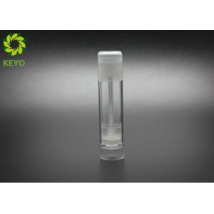 Buy cheap 13g Round Shape Empty Lip Gloss Tubes Thin Wall Transparent AS Plastic from wholesalers