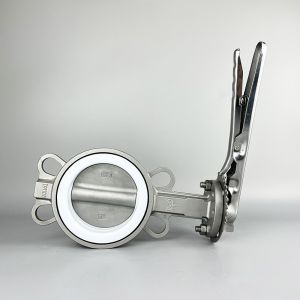 Buy cheap PN1.0-32.0MPa Stainless Steel Wafer Butterfly Valve with Soft Seal and Manual Operator from wholesalers
