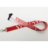 Buy cheap Fabulous Heat transfer /sublimation lanyard with any color for exhibition shows from wholesalers