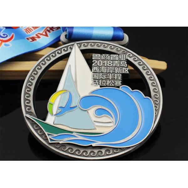 Quality Yiwu Wholesale customized metal Hollow out MEDALS zinc alloy school sports meeting marathon logo customized for sale