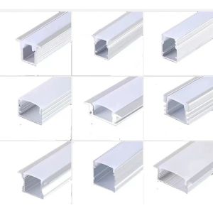 Ultra Thin Extruded LED Aluminum Profile U Shape V Shape