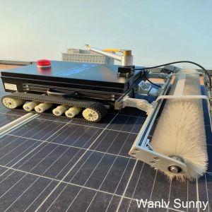 Buy cheap Wanlv Sunny Smart Solar Cleaner 1100 mm Width Rolling Brush Clean up to 1.2MW Per Day Customization from wholesalers