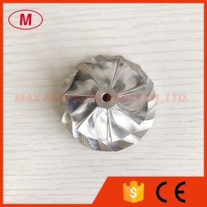 Buy cheap KP39 41.60/54.00mm 7+7 blades turbocharger milling/aluminum 2618/Billet compressor wheel from wholesalers