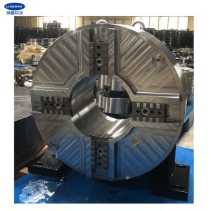 165MM 4 Jaw Power Chuck , CNC Lathe Chucks For Laser Pipe Cutter