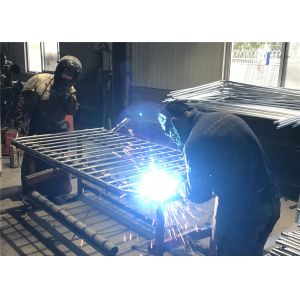 Buy cheap Belgium Crowd Control Barriers 1090mm x 2500mm width OD 35mm tube upright 16mm hot dipped galvanized from wholesalers