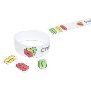 Buy cheap Adjustable Paper Event Wristbands from wholesalers